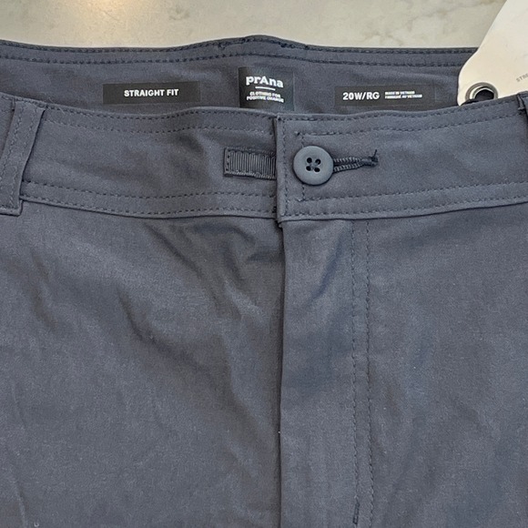 Prana NEW Halle Straight Pant Plus II Womens 20W Gray Outdoor Gorpcore Stretch - Picture 5 of 13